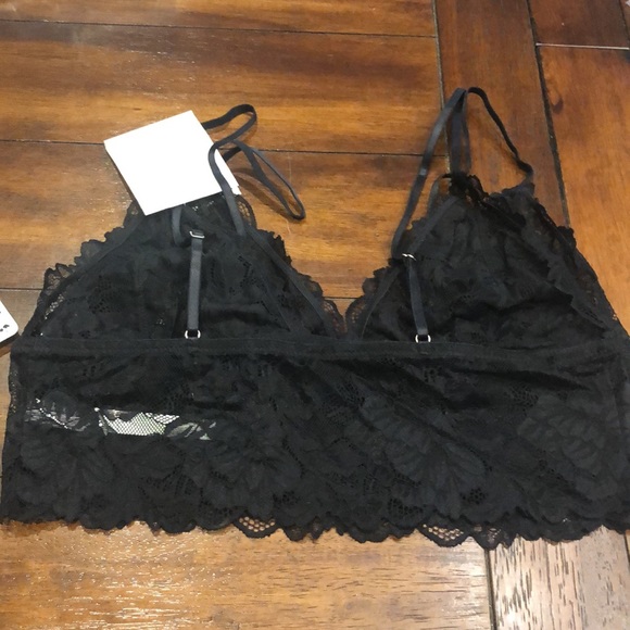 Free People Everyday Lace Longline 2 pack in Black Combo - Picture 10 of 10